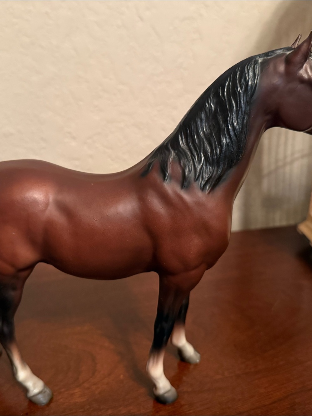Breyer Brown Horse Figurine with Black Mane